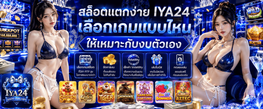 สล็อตแตกง่าย IYA24 เลือกเกมแบบไหน ให้เหมาะกับงบตัวเอง