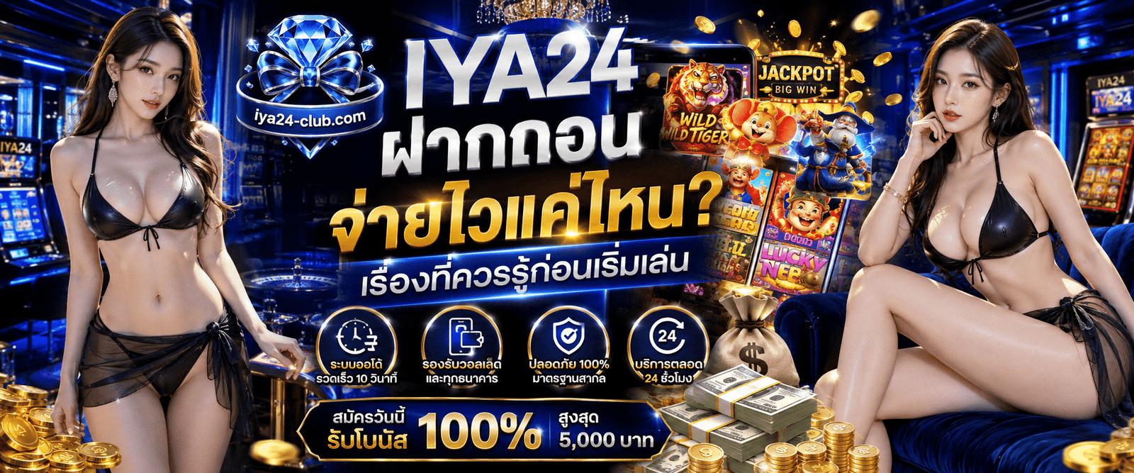 IYA24 ฝากถอน จ่ายไวแค่ไหน? เรื่องที่ควรรู้ก่อนเริ่มเล่น